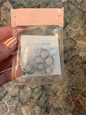 Silver Hoop Earring Set - Small Hoops